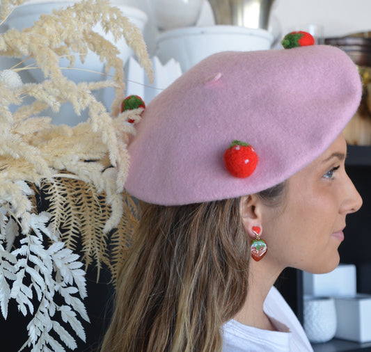 Strawberry beret
